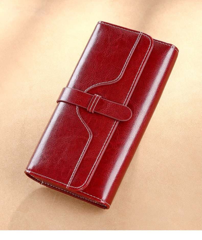 ベルト付きレディース長財布