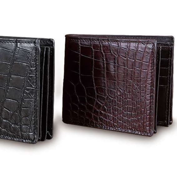 クロコダイル革ウォレット