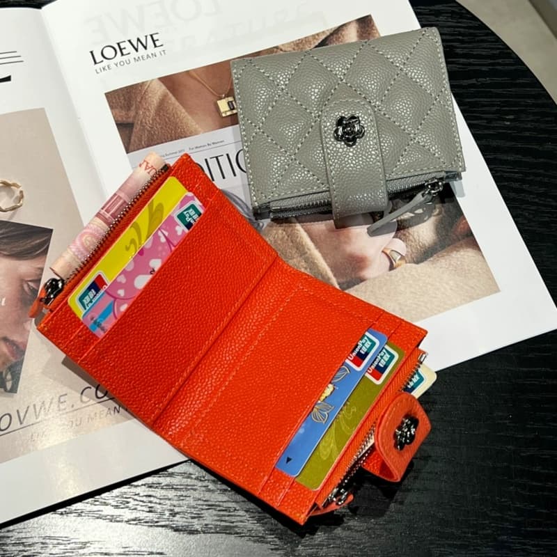 高見えキルティングミニウォレット