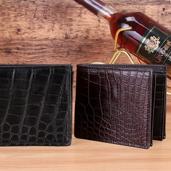 クロコダイル革ウォレット