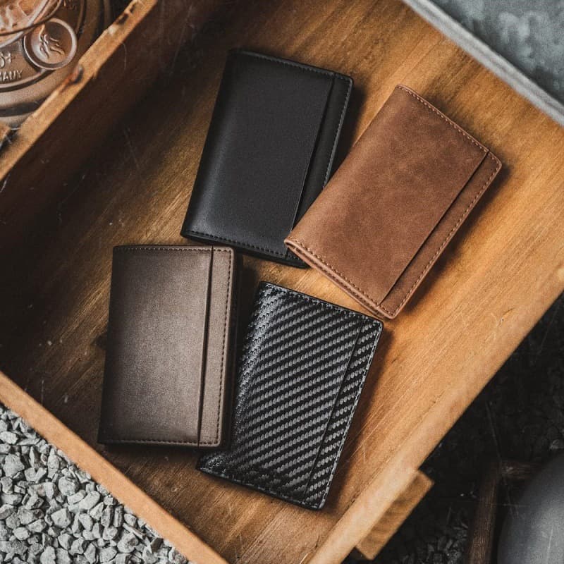 ポップアップ式革財布