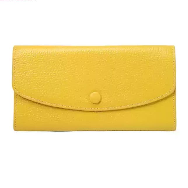 ラウンドフラップのスマート長財布