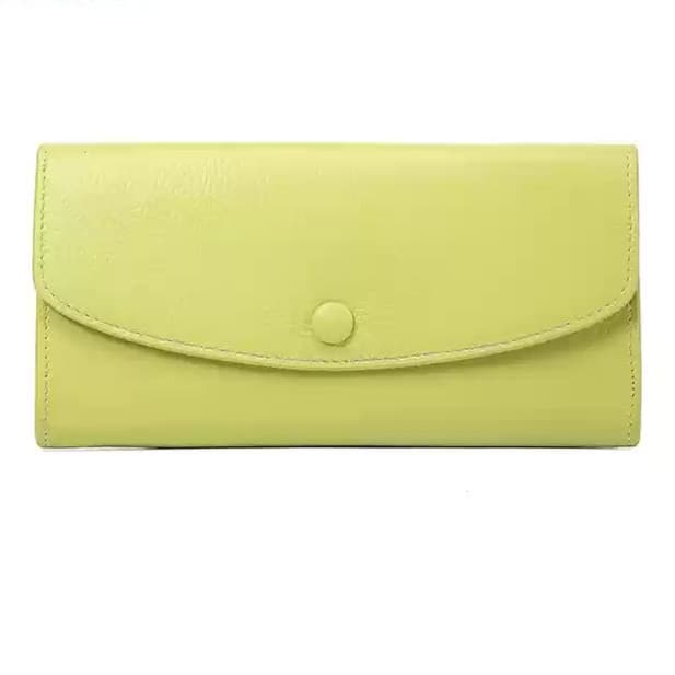 ラウンドフラップのスマート長財布