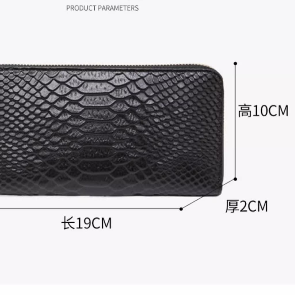 艶出しクロコダイル柄長財布