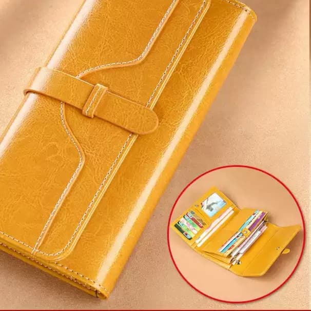 ベルト付きレディース長財布