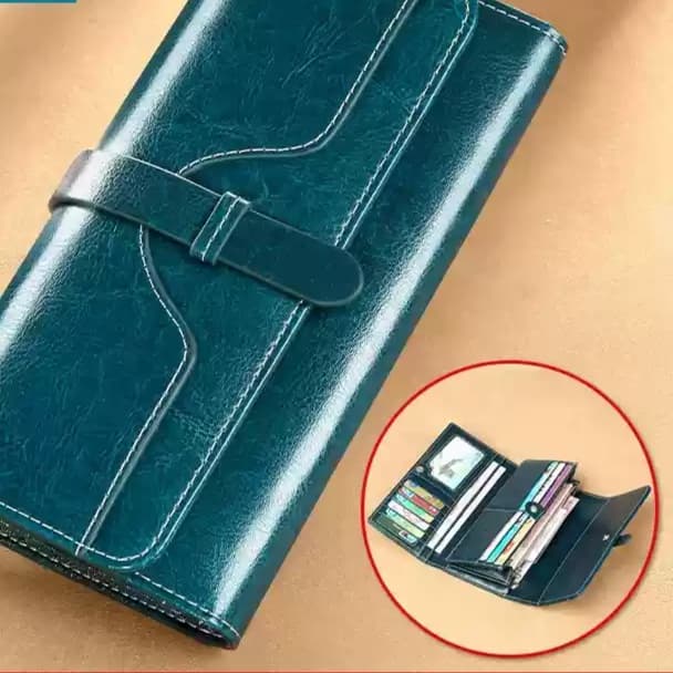 ベルト付きレディース長財布