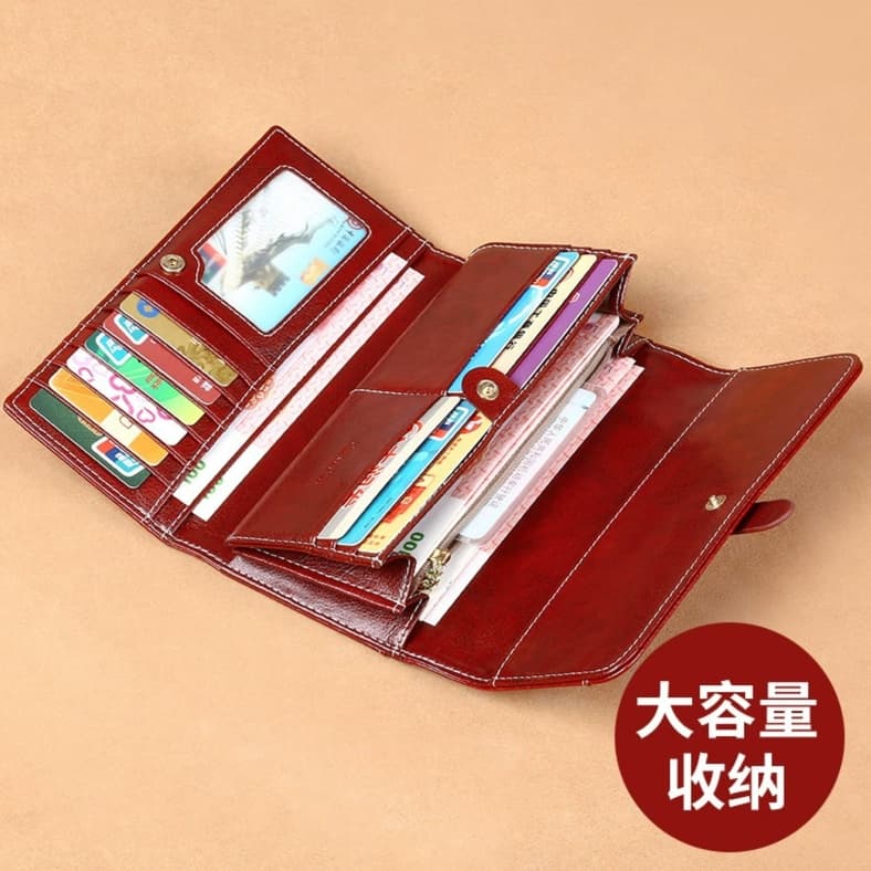 ベルト付きレディース長財布