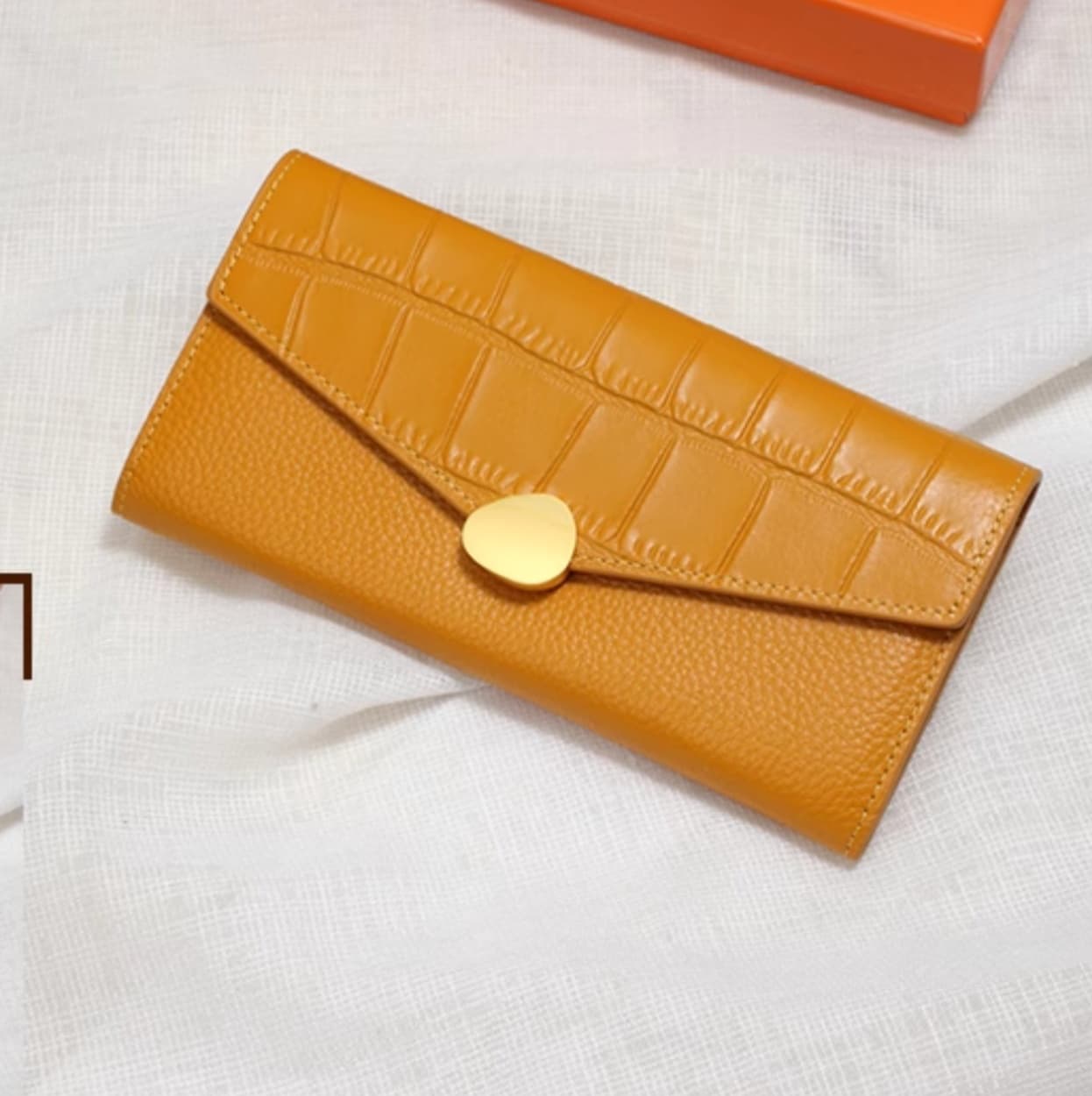 ミックス革長財布