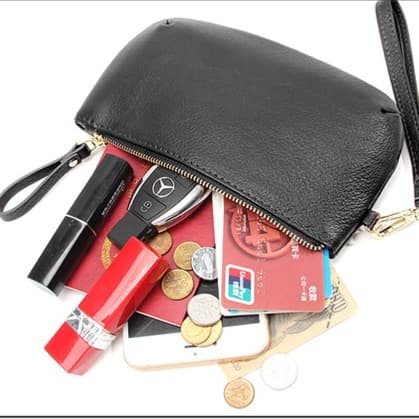 ミニバッグ兼ラウンドウォレット