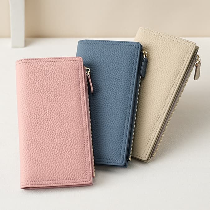 牛革ロングウォレット