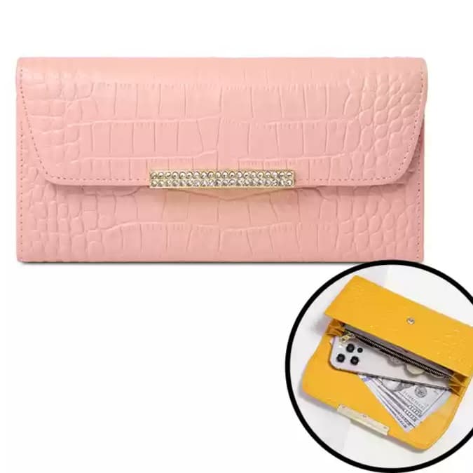 クロコダイル柄ラグジュアリー長財布