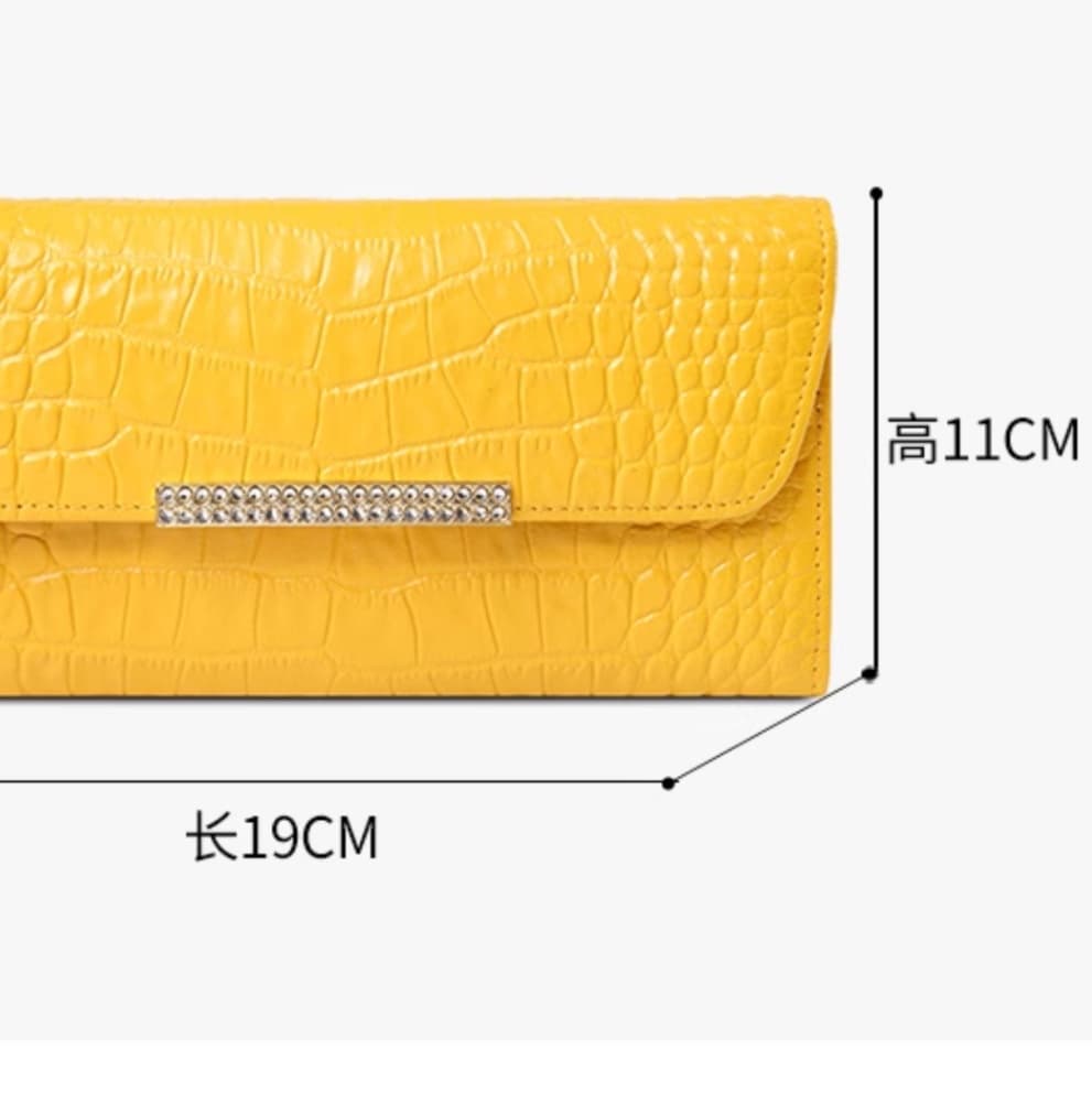 クロコダイル柄ラグジュアリー長財布