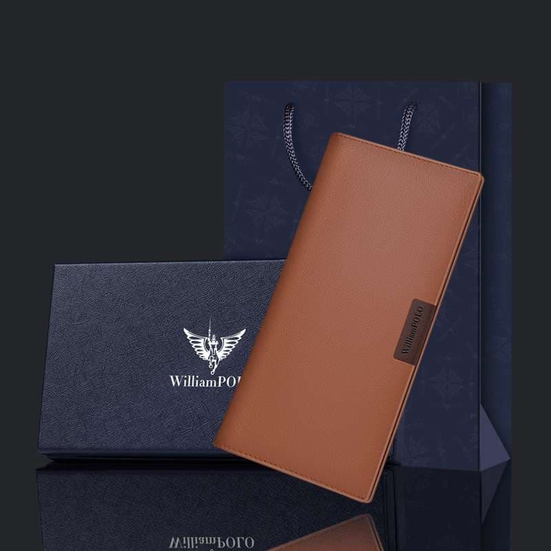 極薄メンズ革財布（ロング）