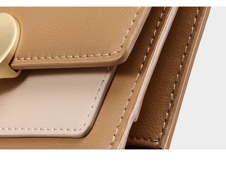 アンニュイデザインの三つ折り革財布