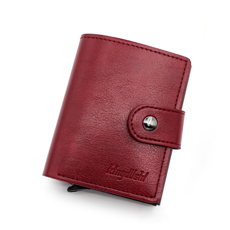 手帳型本革ミニ財布