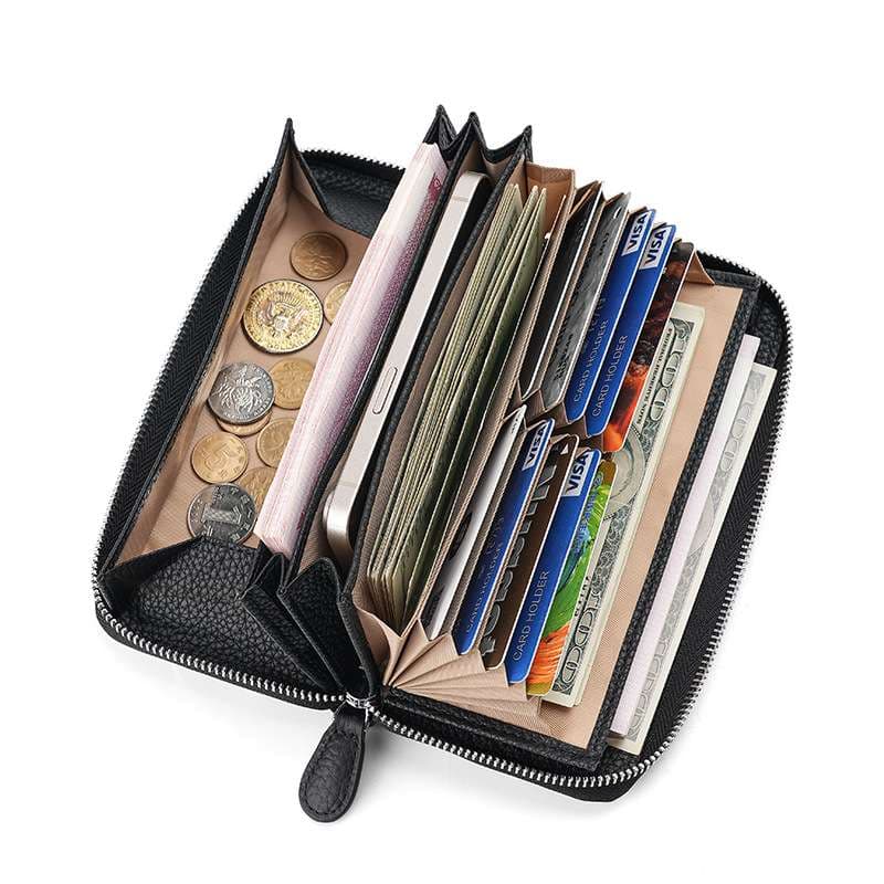 革財布 本革革仕様 多収納長財布