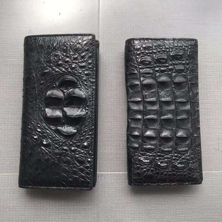革財布 クロコダイル型押し長財布