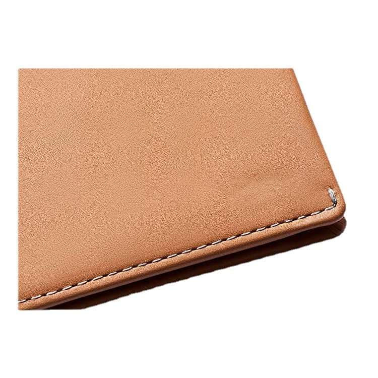 スリムボディ本革二つ折り財布