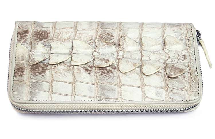 本ワニ革長財布