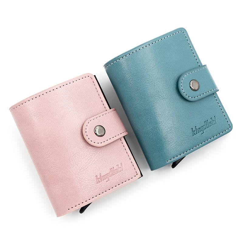 手帳型本革ミニ財布