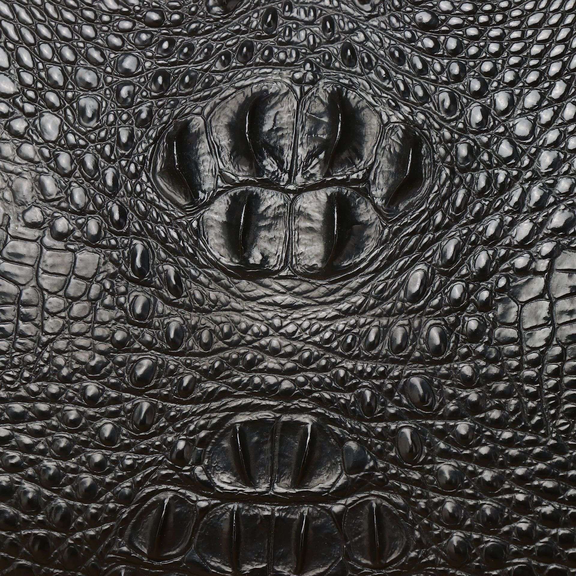 革財布 クロコダイル型押し高級長財布
