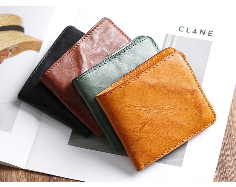 【匠の技】シワ加工二つ折り財布