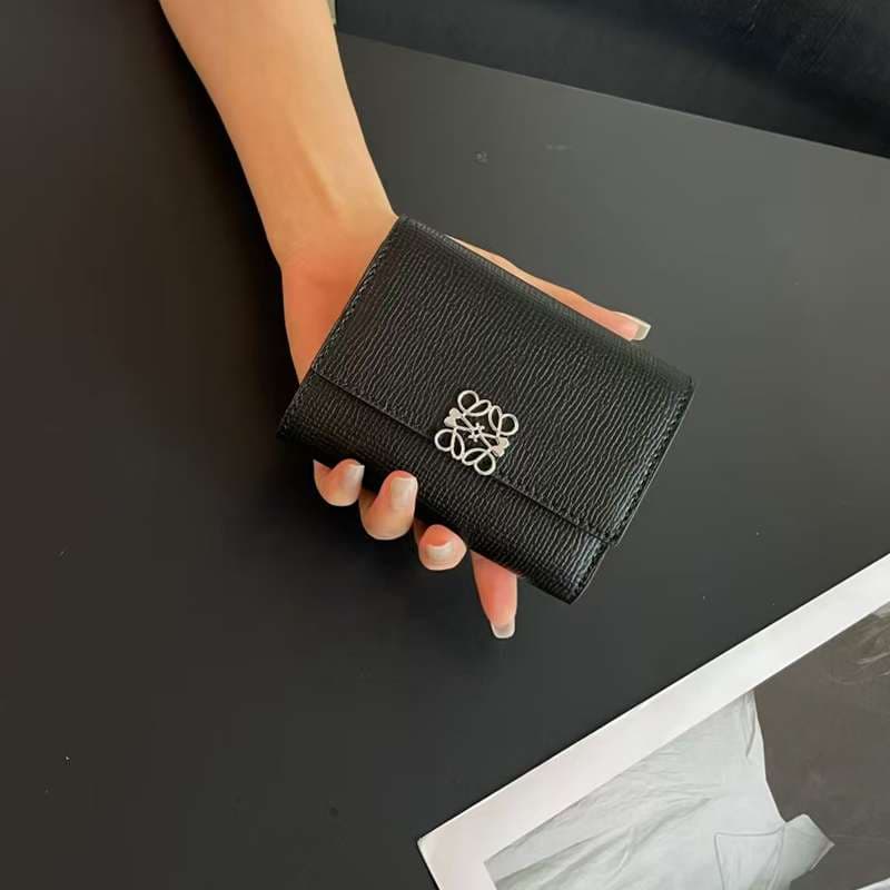 革財布 上質シボ革コンパクト財布