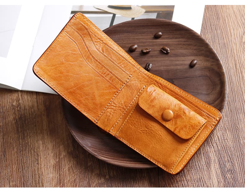 【匠の技】シワ加工二つ折り財布