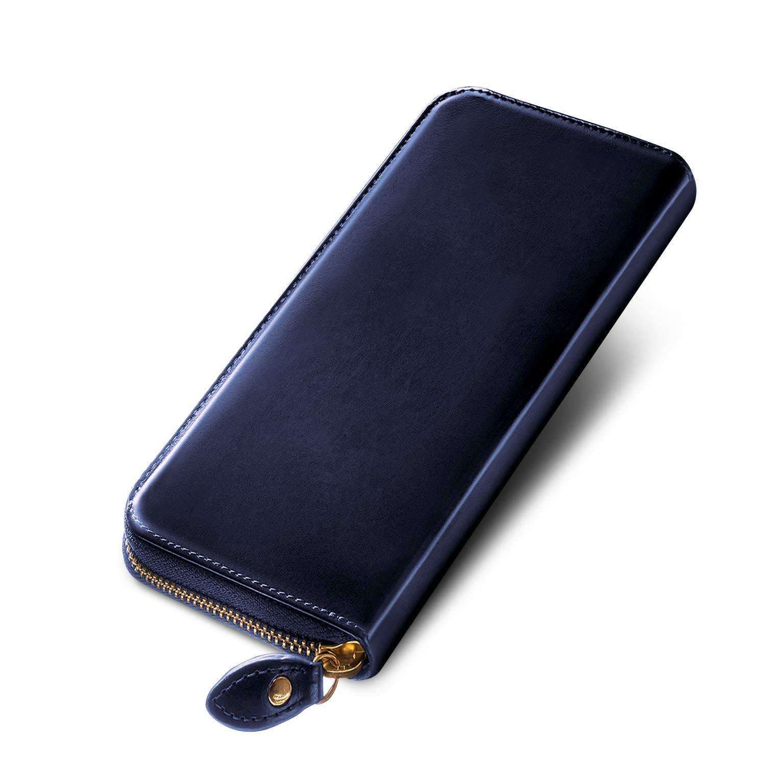 革財布 上質な本革製ラウンドジップ長財布