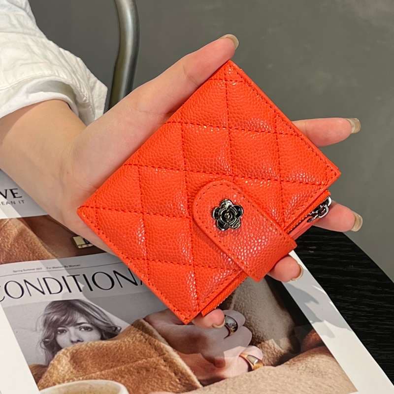 高見えキルティングミニウォレット