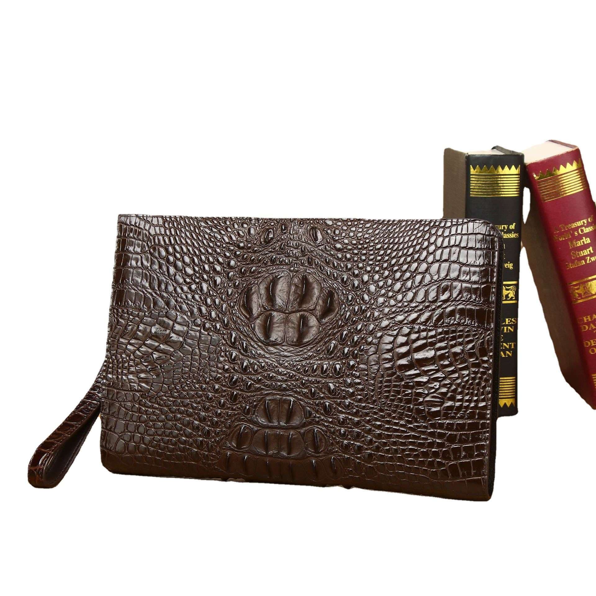 革財布 クロコダイル型押し高級長財布