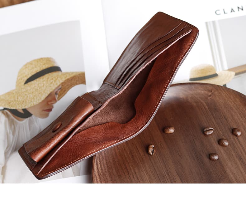 【匠の技】シワ加工二つ折り財布