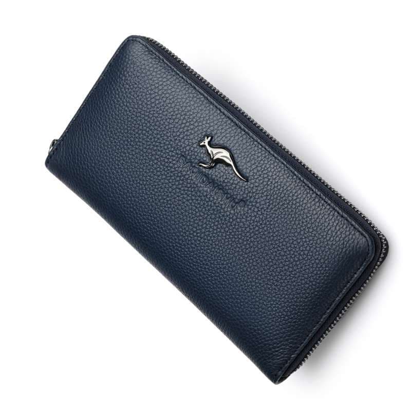 カンガルーロゴ入りメンズ長財布