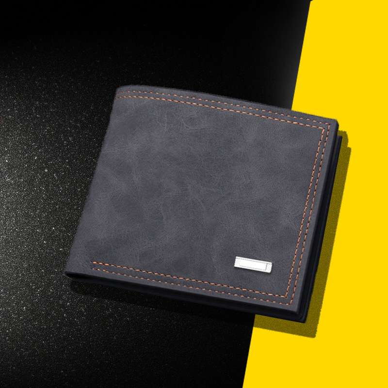 革財布 上質な二つ折り紳士財布