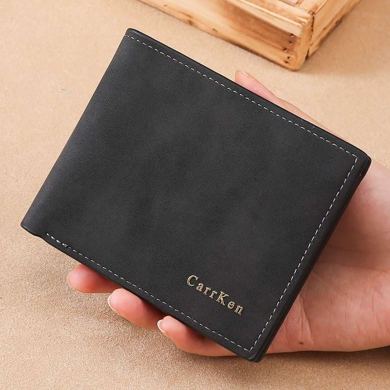 ステッチライン 二つ折り財布