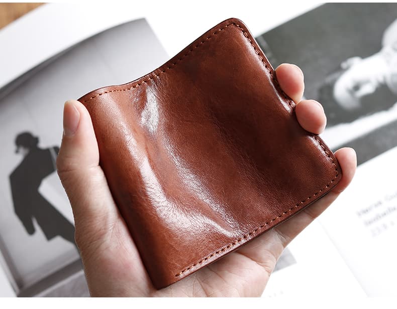 【匠の技】シワ加工二つ折り財布