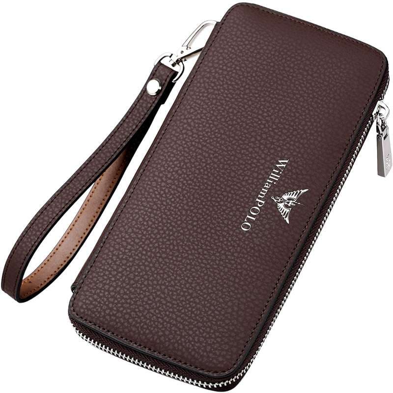 革財布 上質イタリアン革使用 ラウンドファスナー長財布