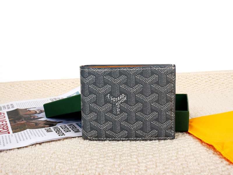 伝統紋様革二つ折り財布