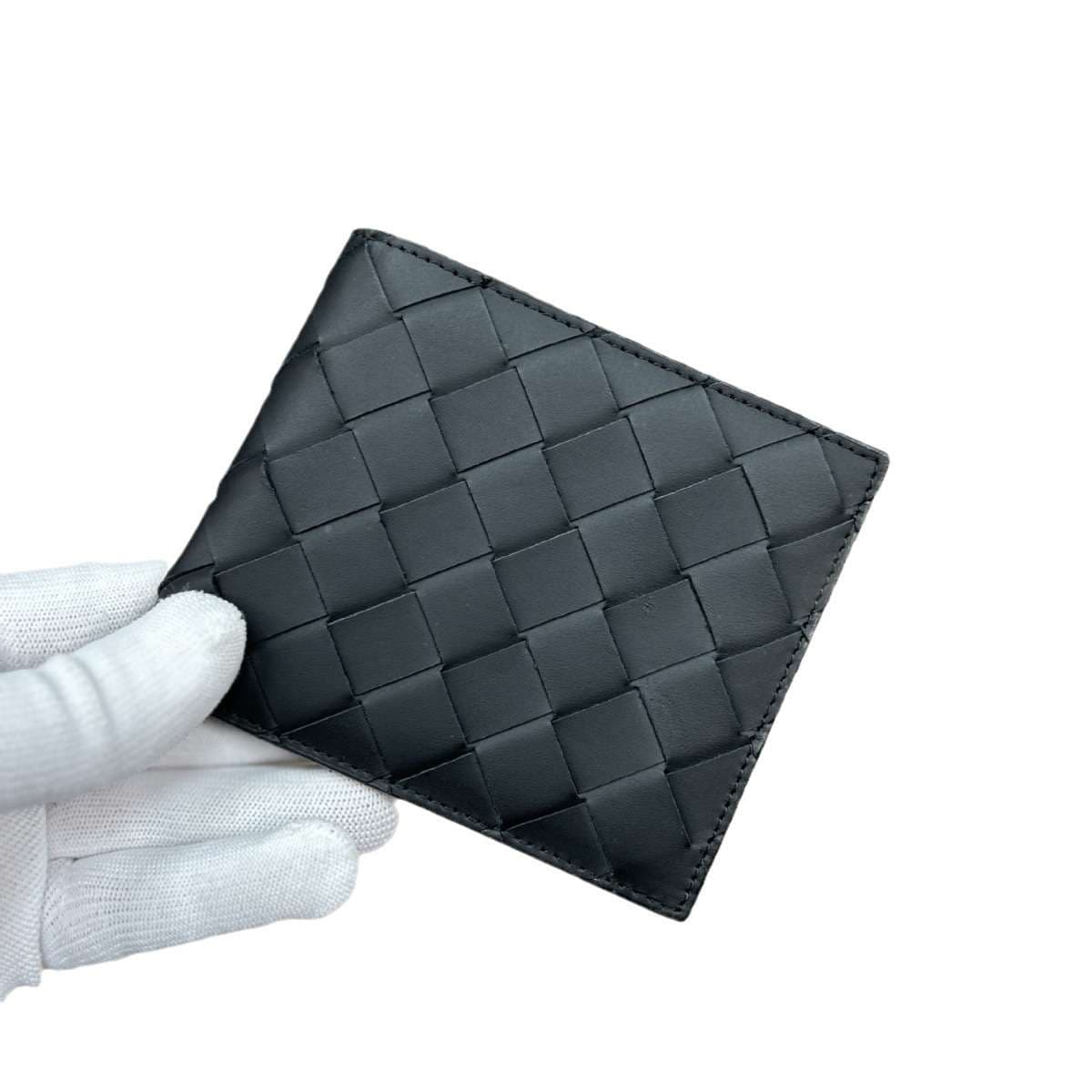 ソフト革編み込み財布