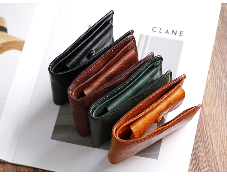 【匠の技】シワ加工二つ折り財布