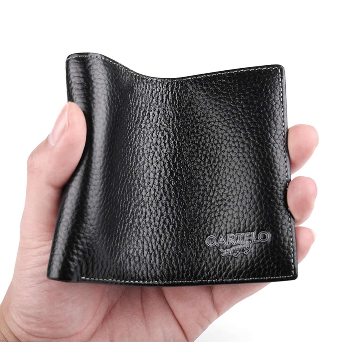 革財布 上質な本革使い二つ折り財布