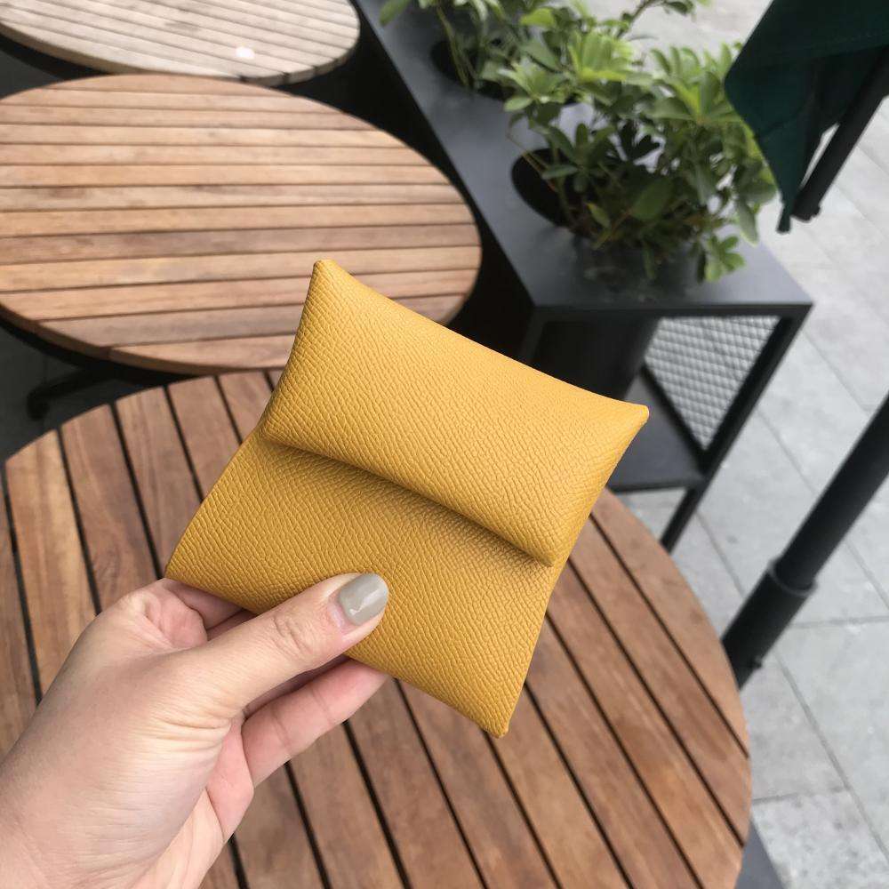 エレガント型押し革 コインケース