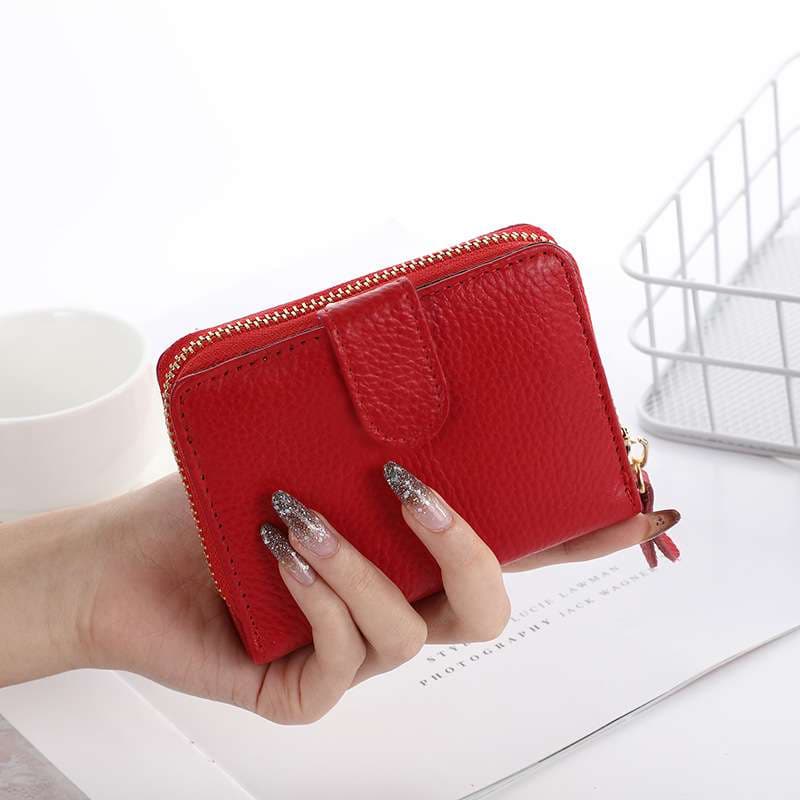 革財布 上質な質感の二つ折りミニ財布