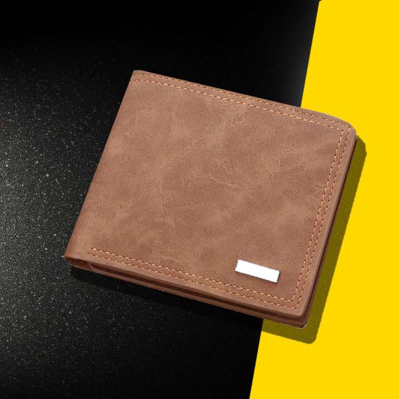 革財布 上質な二つ折り紳士財布