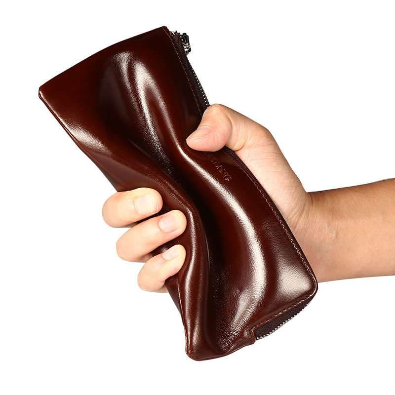 革財布 上質な風合い本革ラウンドファスナー長財布