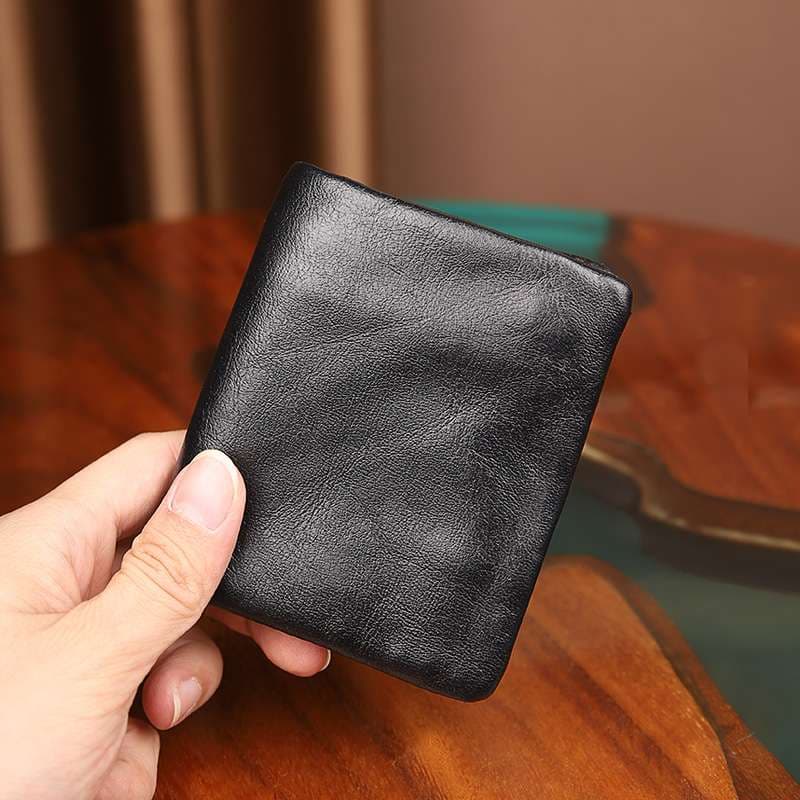 革財布 上質な手縫い革二つ折り財布