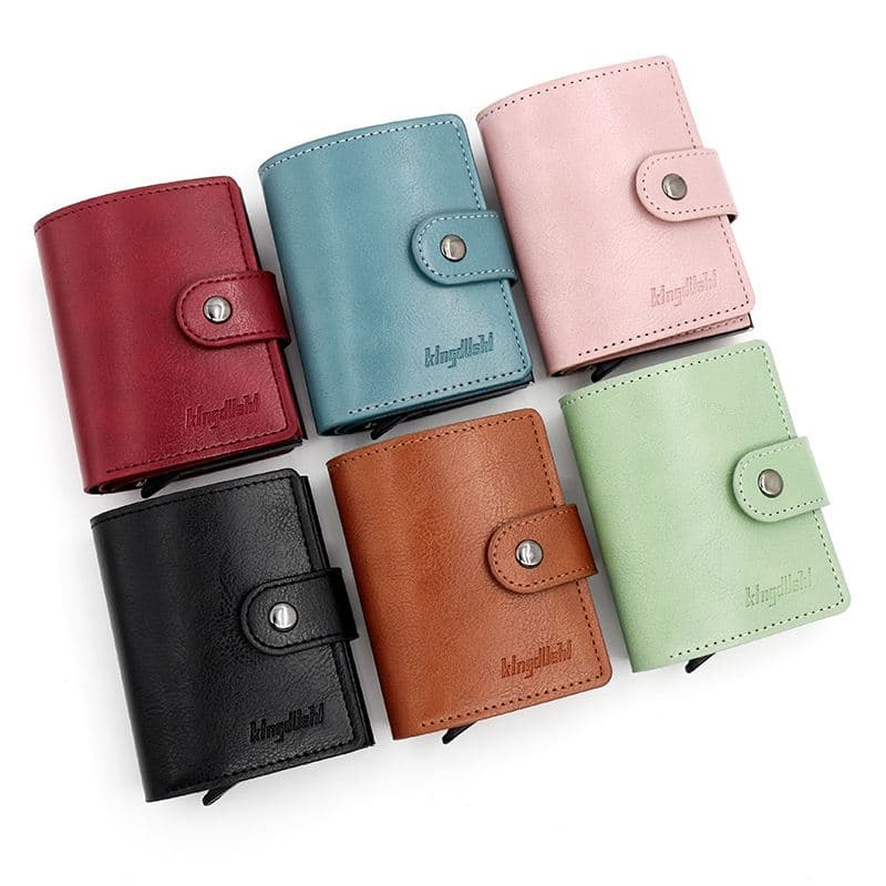 手帳型本革ミニ財布