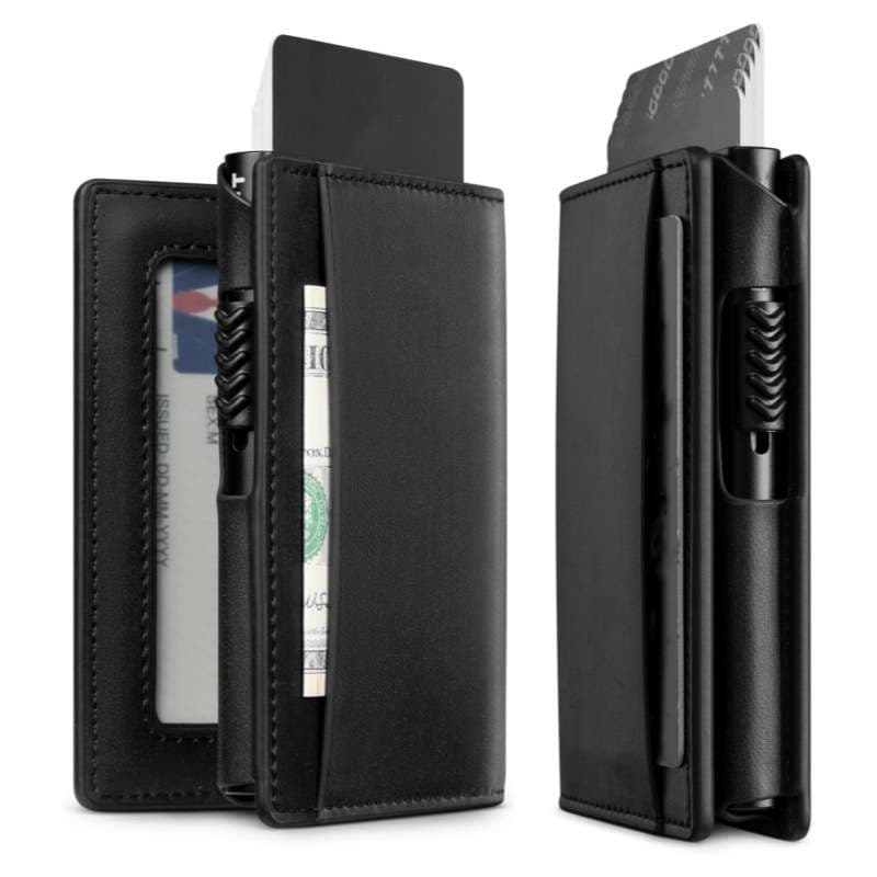 ポップアップ式革財布