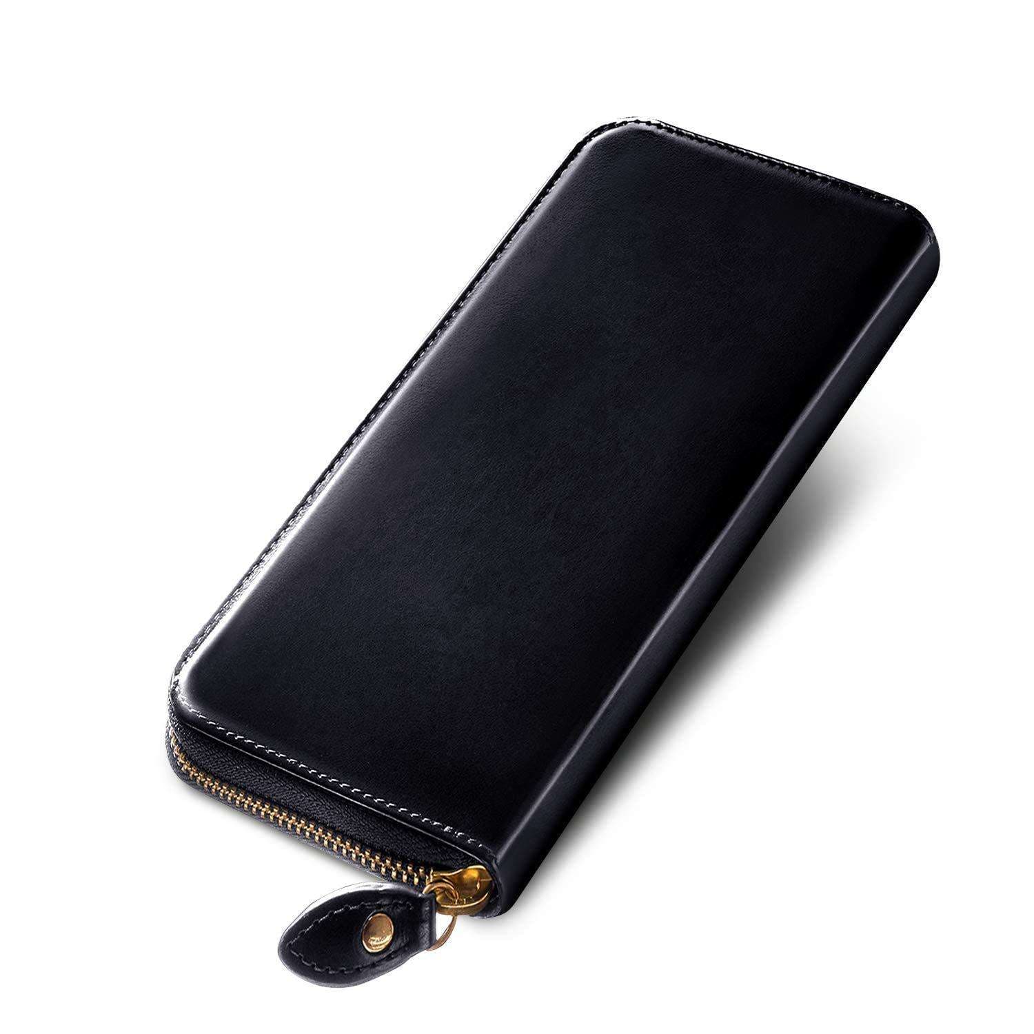 革財布 上質な本革製ラウンドジップ長財布