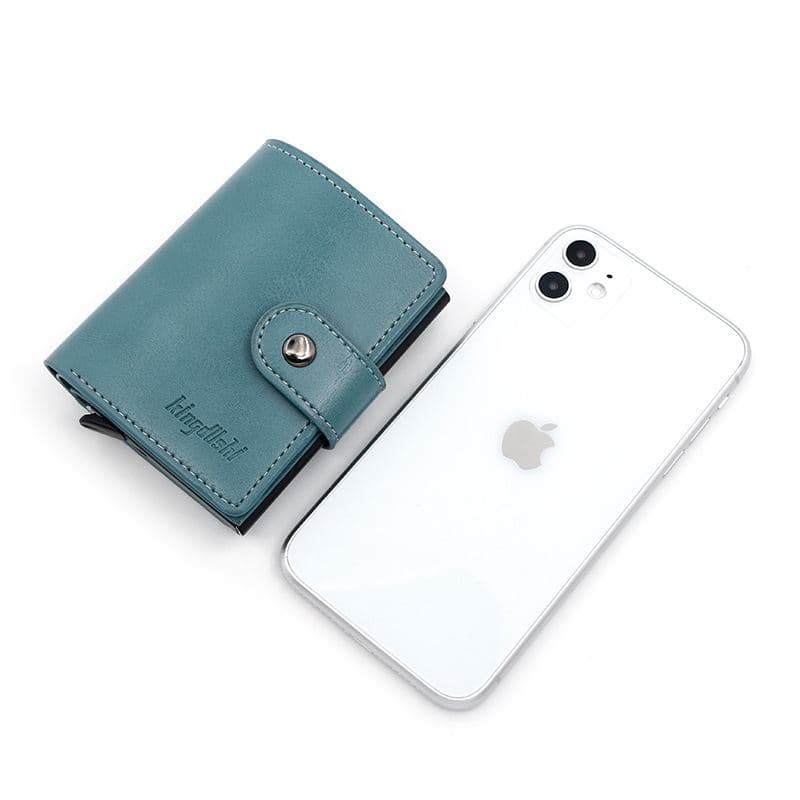 手帳型本革ミニ財布